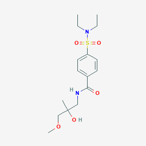 4-(N,N-diethylsulfamoyl)-N-(2-hydroxy-3-methoxy-2-methylpropyl)benzamide