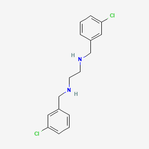 molecular formula C16H18Cl2N2 B2372194 N~1~,N~2~-bis(3-chlorobenzyl)-1,2-ethanediamine CAS No. 108896-77-1