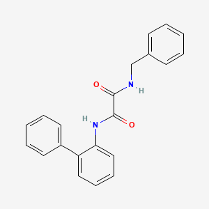 molecular formula C21H18N2O2 B2372207 Ethanediamide, N1-[1,1'-biphenyl]-2-yl-N2-(phenylmethyl)- CAS No. 1909333-78-3
