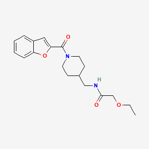 N-((1-(benzofuran-2-carbonyl)piperidin-4-yl)methyl)-2-ethoxyacetamide