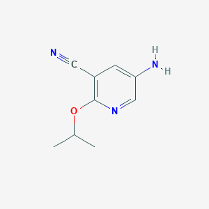 5-Amino-2-(propan-2-yloxy)pyridine-3-carbonitrile