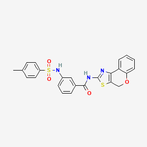 N-(4H-chromeno[4,3-d]thiazol-2-yl)-3-(4-methylphenylsulfonamido)benzamide