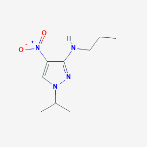 4-Nitro-1-propan-2-yl-N-propylpyrazol-3-amine