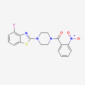 (4-(4-Fluorobenzo[d]thiazol-2-yl)piperazin-1-yl)(2-nitrophenyl)methanone