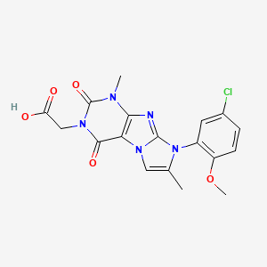 molecular formula C18H16ClN5O5 B2372330 C18H16ClN5O5 CAS No. 951945-12-3