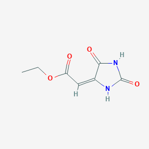 Ethyl 2-(2,5-dioxoimidazolidin-4-ylidene)acetate