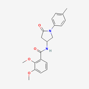 2,3-dimethoxy-N-(5-oxo-1-(p-tolyl)pyrrolidin-3-yl)benzamide