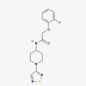 N-(1-(1,2,5-thiadiazol-3-yl)piperidin-4-yl)-2-(2-fluorophenoxy)acetamide