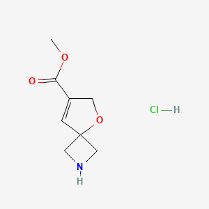 Methyl 5-oxa-2-azaspiro[3.4]oct-7-ene-7-carboxylate;hydrochloride