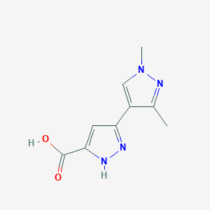 1',3'-Dimethyl-2H,1'H-[3,4']bipyrazolyl-5-carboxylic acid