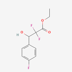 Ethyl 2,2-difluoro-3-(4-fluorophenyl)-3-hydroxypropanoate