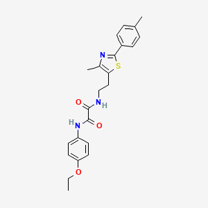 N1-(4-ethoxyphenyl)-N2-(2-(4-methyl-2-(p-tolyl)thiazol-5-yl)ethyl)oxalamide
