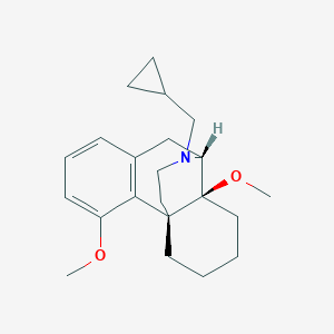 molecular formula C22H31NO2 B237243 N-Cyclopropylmethyl-4,14-dimethoxymorphinan CAS No. 134161-39-0