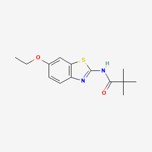 N-(6-ethoxybenzo[d]thiazol-2-yl)pivalamide