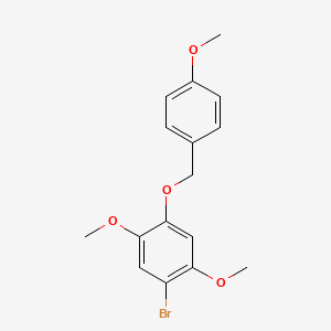 1-Bromo-2,5-dimethoxy-4-((4-methoxybenzyl)oxy)benzene