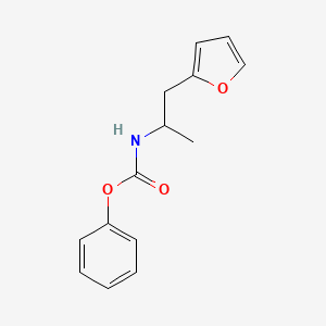 molecular formula C14H15NO3 B2372476 Phenyl (1-(furan-2-yl)propan-2-yl)carbamate CAS No. 1235617-86-3