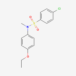 4-chloro-N-(4-ethoxyphenyl)-N-methylbenzenesulfonamide