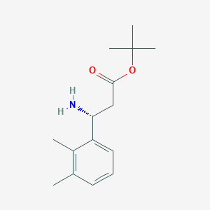 Tert-butyl (3R)-3-amino-3-(2,3-dimethylphenyl)propanoate