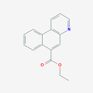 molecular formula C16H13NO2 B2372570 Ethyl benzo[f]quinoline-6-carboxylate CAS No. 611225-63-9