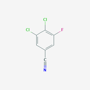 molecular formula C7H2Cl2FN B2372691 3,4-Dichloro-5-fluorobenzonitrile CAS No. 1349719-19-2