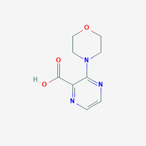 molecular formula C9H11N3O3 B2372858 3-Morpholin-4-ylpyrazine-2-carboxylic acid CAS No. 342425-64-3