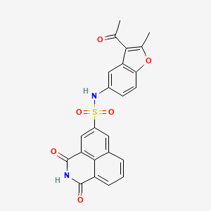 molecular formula C23H16N2O6S B2372869 C23H16N2O6S CAS No. 670267-69-3