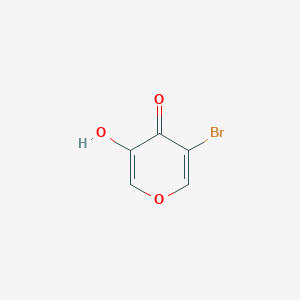 molecular formula C5H3BrO3 B2372882 3-bromo-5-hydroxy-4H-pyran-4-one CAS No. 95790-60-6