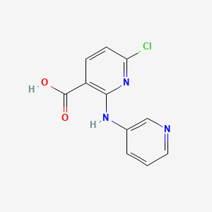 6-Chloro-2-(pyridin-3-ylamino)pyridine-3-carboxylic acid