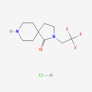 2-(2,2,2-Trifluoroethyl)-2,8-diazaspiro[4.5]decan-1-one hydrochloride
