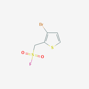 molecular formula C5H4BrFO2S2 B2372991 (3-Bromothiophen-2-yl)methanesulfonyl fluoride CAS No. 2137645-33-9