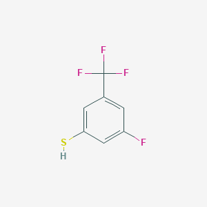 molecular formula C7H4F4S B2373062 3-Fluoro-5-(trifluoromethyl)thiophenol CAS No. 917246-23-2