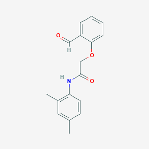 molecular formula C17H17NO3 B2373161 N-(2,4-dimethylphenyl)-2-(2-formylphenoxy)acetamide CAS No. 887357-71-3