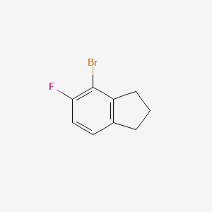 molecular formula C9H8BrF B2373187 4-Bromo-5-fluoro-2,3-dihydro-1H-indene CAS No. 2375274-65-8