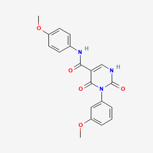 3-(3-methoxyphenyl)-N-(4-methoxyphenyl)-2,4-dioxo-1,2,3,4-tetrahydropyrimidine-5-carboxamide