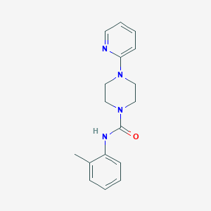 molecular formula C17H20N4O B2373234 N-(2-methylphenyl)-4-pyridin-2-ylpiperazine-1-carboxamide CAS No. 335282-90-1