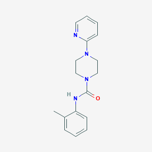(4-(Pyrid-2-YL)piperazinyl)-N-(2-methylphenyl)formamide