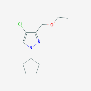 4-chloro-1-cyclopentyl-3-(ethoxymethyl)-1H-pyrazole
