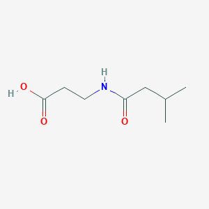 molecular formula C8H15NO3 B2373301 3-(3-Methylbutanamido)propanoic acid CAS No. 923249-19-8