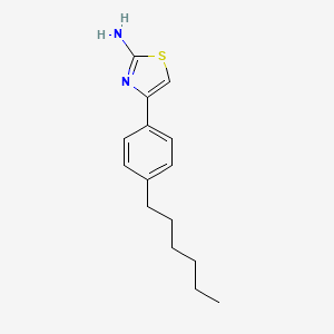 4-(4-Hexylphenyl)-1,3-thiazol-2-amine