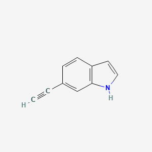molecular formula C10H7N B2373357 6-ethynyl-1H-indole CAS No. 865375-93-5