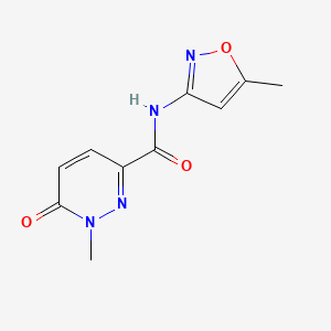 1-methyl-N-(5-methylisoxazol-3-yl)-6-oxo-1,6-dihydropyridazine-3-carboxamide