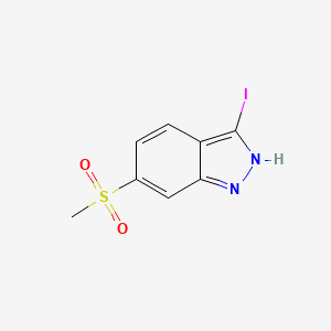 3-Iodo-6-(methylsulfonyl)-1H-indazole