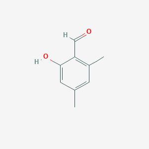 molecular formula C9H10O2 B2373390 2-Hydroxy-4,6-dimethylbenzaldehyde CAS No. 1666-02-0