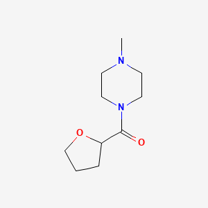 molecular formula C10H18N2O2 B2373441 1-methyl-4-(oxolane-2-carbonyl)piperazine CAS No. 560097-65-6