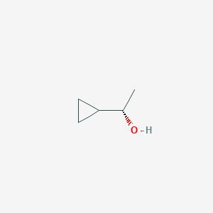 molecular formula C5H10O B2373586 (1S)-1-cyclopropylethan-1-ol CAS No. 55637-37-1