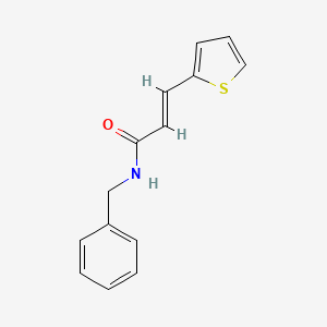 molecular formula C14H13NOS B2373588 (E)-N-benzyl-3-(thiophen-2-yl)acrylamide CAS No. 1061323-61-2