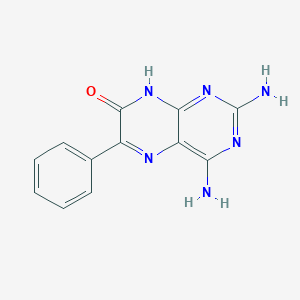 molecular formula C12H10N6O B023736 7-Desamine-7-hydroxy triamterene CAS No. 19152-93-3