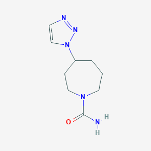 4-(Triazol-1-yl)azepane-1-carboxamide