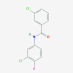 3-chloro-N-(3-chloro-4-fluorophenyl)benzamide