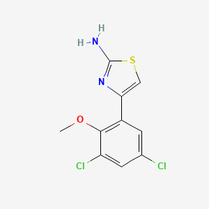 4-(3,5-Dichloro-2-methoxyphenyl)-1,3-thiazol-2-amine